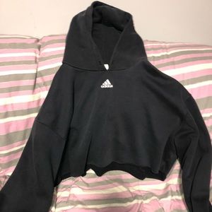 Adidas crop hoodie